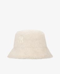 MLB - Nón bucket phối lông Custard Cream
