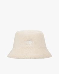 MLB - Nón bucket phối lông Custard Cream