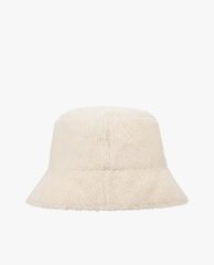 MLB - Nón bucket phối lông Custard Cream