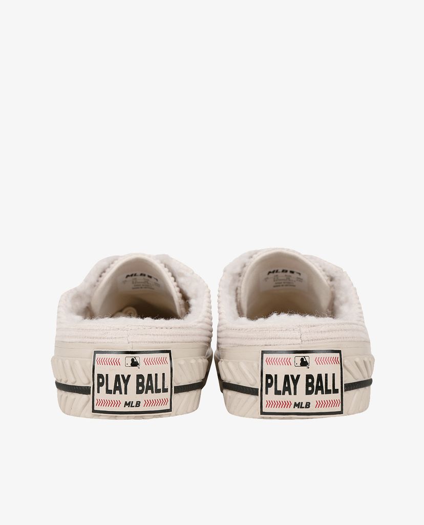 MLB - Giày mule phối lông Playball Corduroy