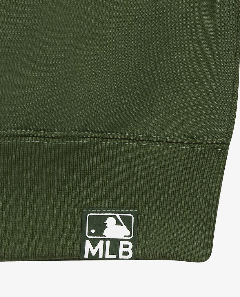 MLB - Áo hoodie tay dài phối zip Symbol Training