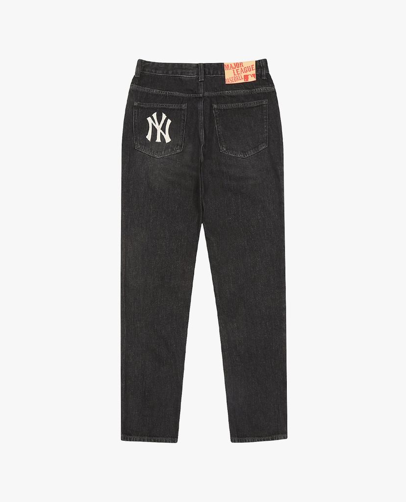 MLB - Quần jeans nam Wide Fit Back Pocket Logo