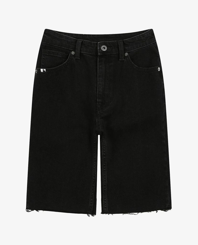 MLB - Quần shorts jeans nữ Biker Denim