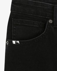 MLB - Quần shorts jeans nữ Biker Denim