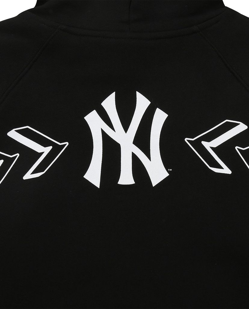 MLB - Áo hoodie tay dài phối mũ thời trang Symbol Overfit