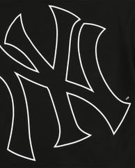 MLB - Áo hoodie tay ngắn phối mũ trùm Mega Logo