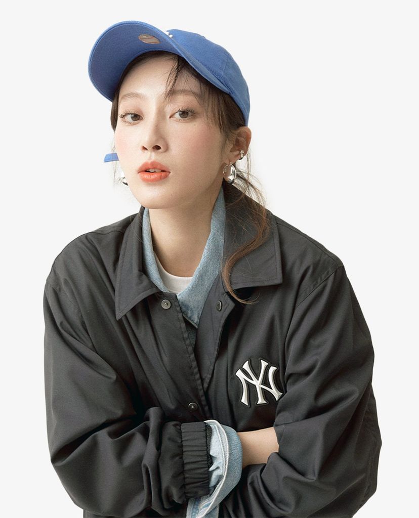 MLB - Áo khoác kiểu cổ bẻ tay dài Basic Coach