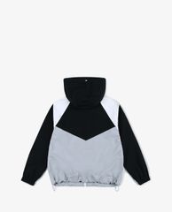 MLB - Áo khoác kiểu tay dài phối mũ trùm Basic Color Block