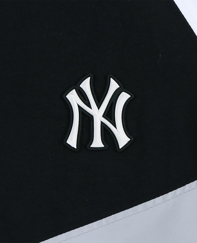 MLB - Áo khoác kiểu tay dài phối mũ trùm Basic Color Block