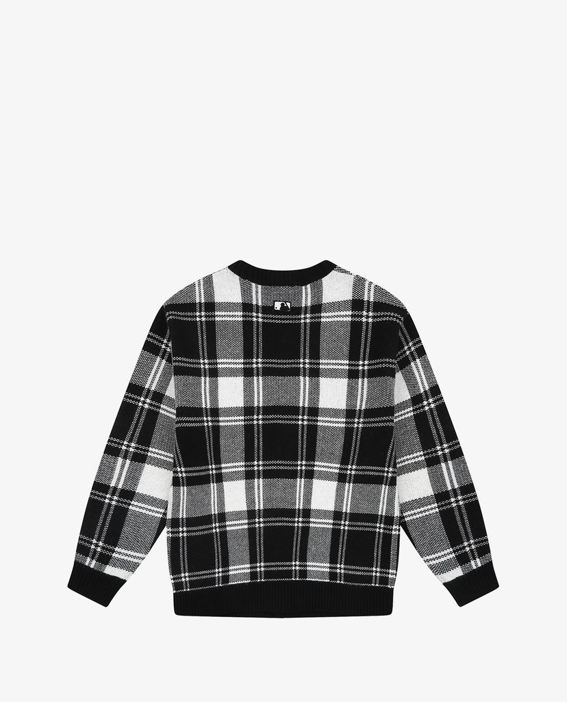 MLB - Áo khoác cardigan sọc caro Check Allover