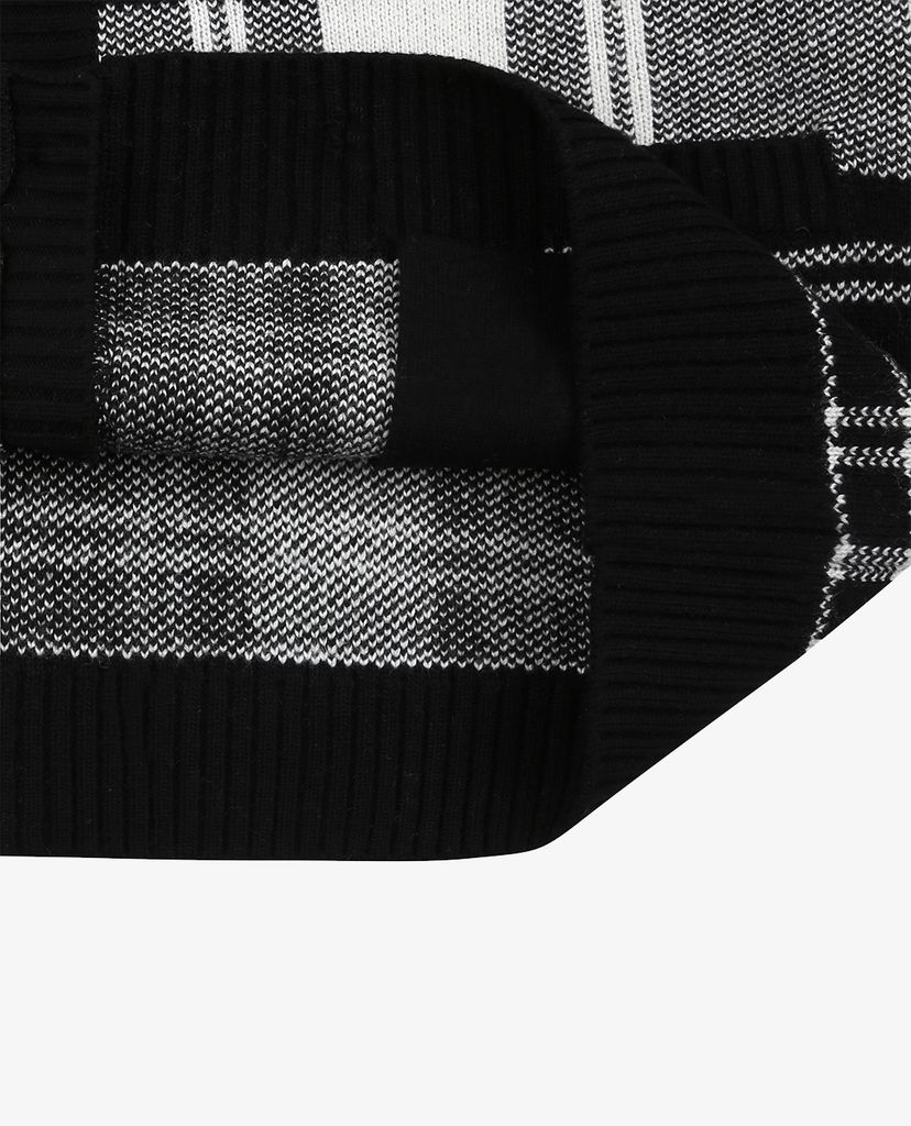 MLB - Áo khoác cardigan sọc caro Check Allover