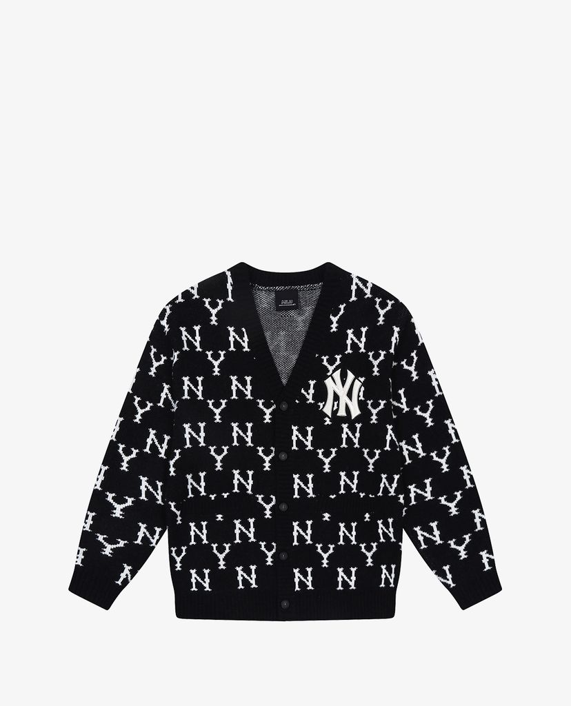 MLB - Áo khoác cardigan Monogram Allover Knit