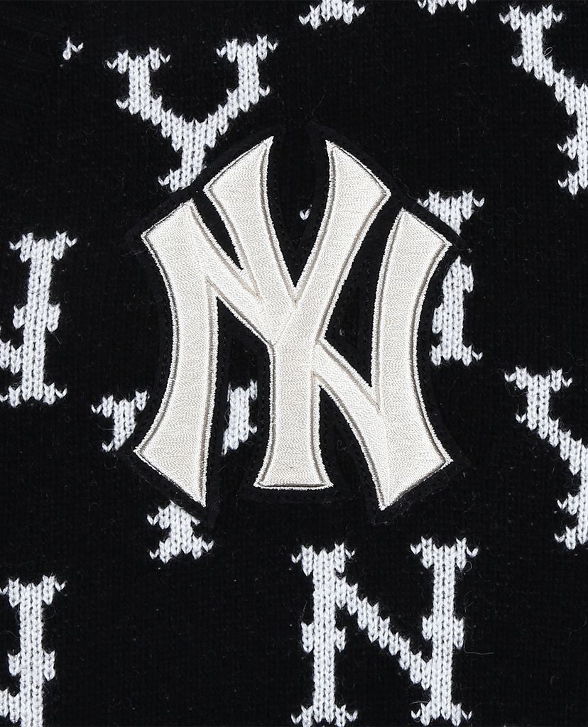 MLB - Áo khoác cardigan Monogram Allover Knit