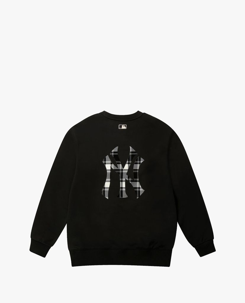 MLB - Áo sweatshirt tay dài cổ tròn Check Back Big Logo