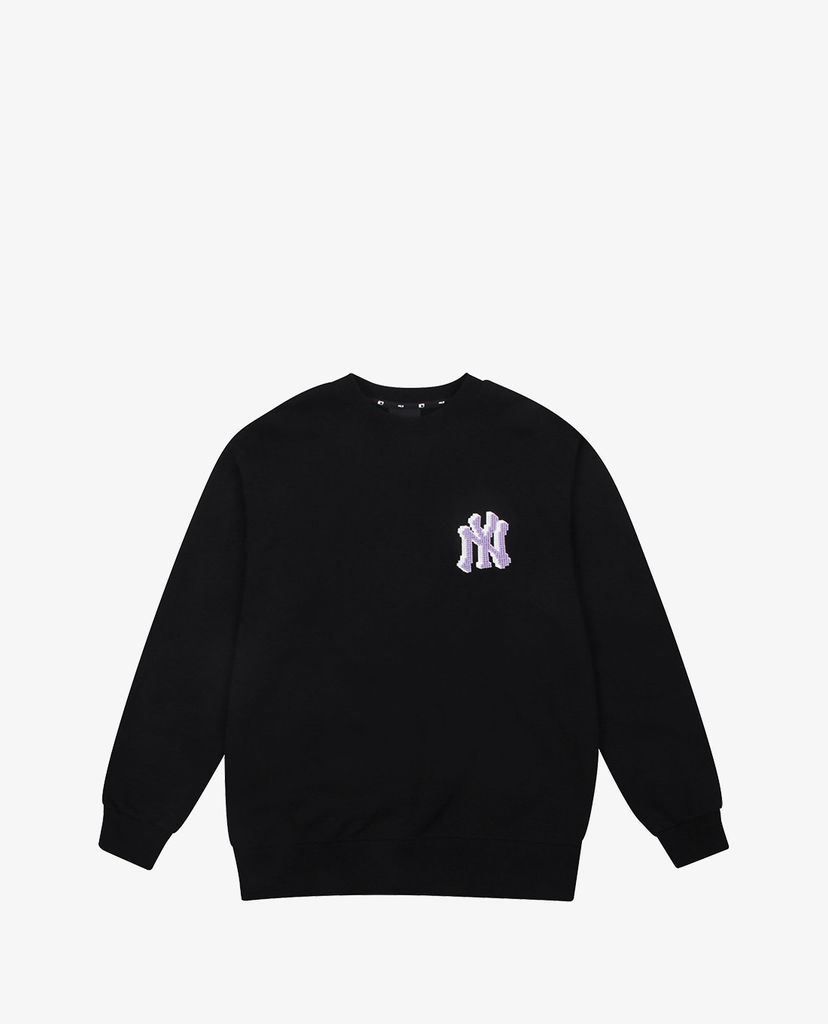 MLB - Áo sweatshirt tay dài cổ tròn PLAY Pixel Logo