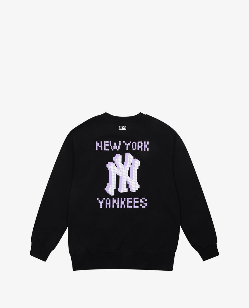 MLB - Áo sweatshirt tay dài cổ tròn PLAY Pixel Logo