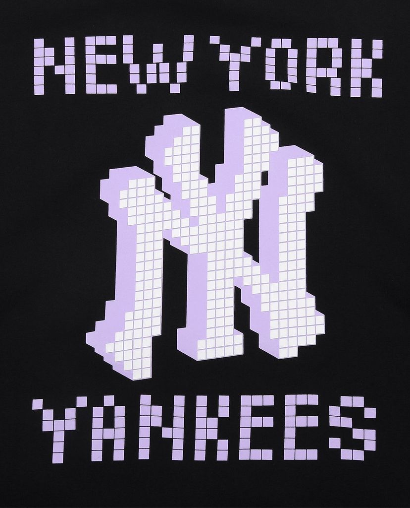 MLB - Áo sweatshirt tay dài cổ tròn PLAY Pixel Logo