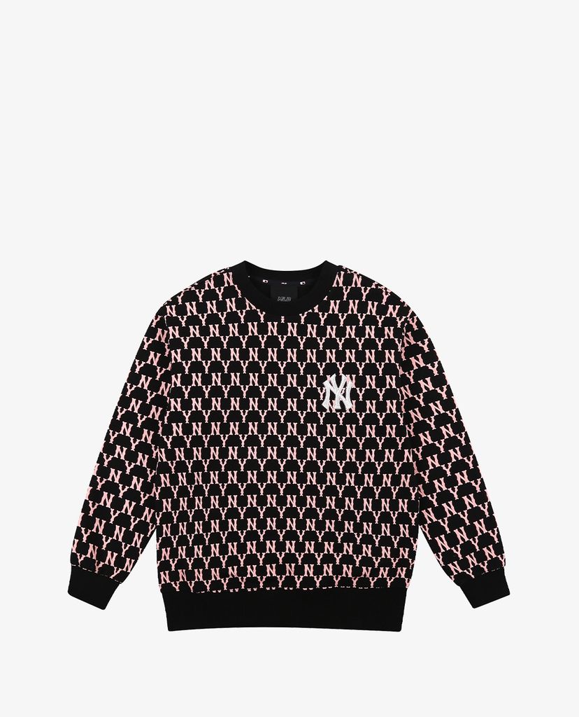 MLB - Áo sweatshirt tay dài cổ tròn Monogram Allover
