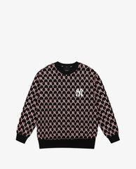 MLB - Áo sweatshirt tay dài cổ tròn Monogram Allover