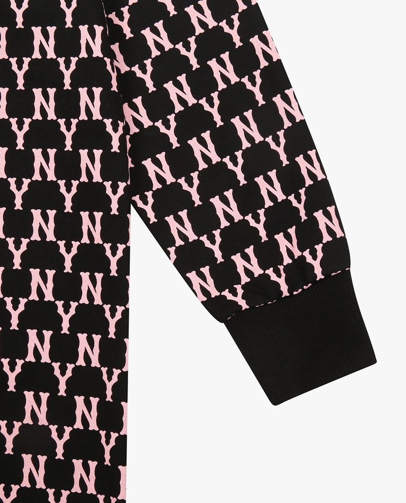 MLB - Đầm mini phom suông tay dài Monogram