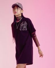 MLB - Đầm mini phom suông tay ngắn Basic