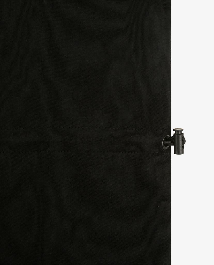 MLB - Đầm mini cổ tròn ngắn tay phom suông Logo Basic Waist String