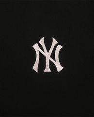 MLB - Đầm mini cổ tròn ngắn tay phom suông Logo Basic Waist String