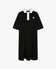 MLB - Đầm mini cổ bẻ ngắn tay Color Overfit