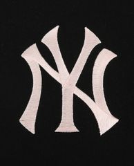 MLB - Đầm midi nữ ngắn tay cổ tròn Logo Basic