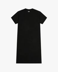 MLB - Đầm midi nữ ngắn tay cổ tròn Logo Basic