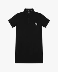 MLB - Đầm midi cổ bẻ tay ngắn Collar Slim Fit