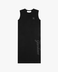 MLB - Đầm midi nữ sát nách cổ tròn Logo Basic