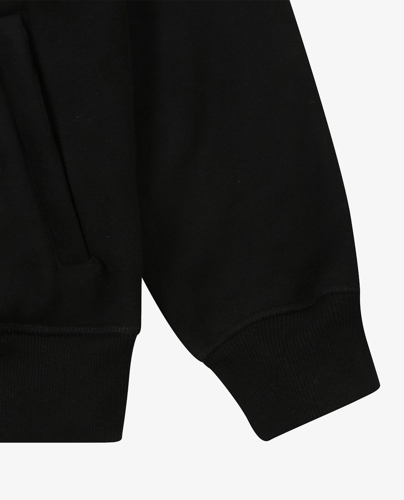 MLB - Áo hoodie tay dài phối zip Fleece Fleece Big Logo