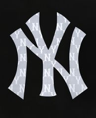MLB - Áo khoác kiểu phối mũ trùm Monogram Block