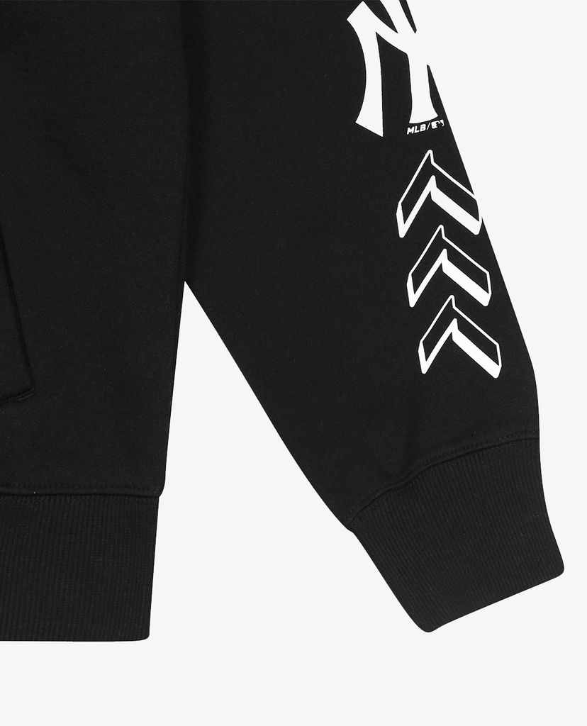 MLB - Áo hoodie tay dài phối zip Symbol Training