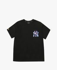 MLB - Áo thun cổ tròn ngắn tay PLAY Pixel Logo