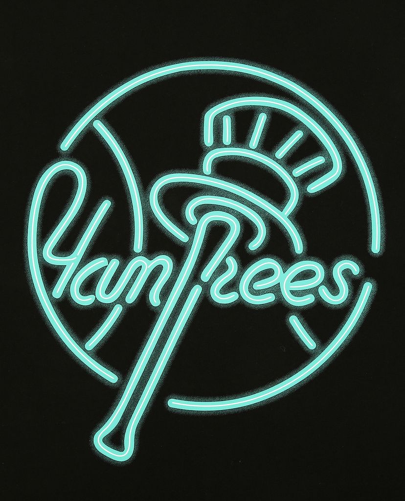MLB - Áo thun cổ tròn ngắn tay Neon Art Coopers