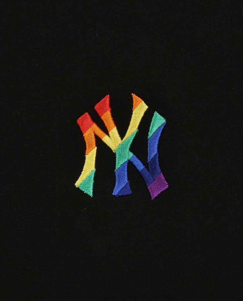 MLB - Áo thun cổ tròn ngắn tay Rainbow Basic