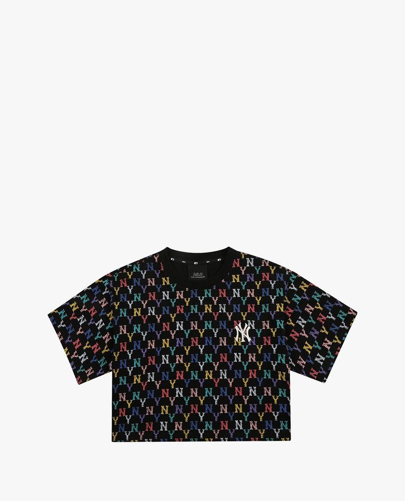 MLB - Áo croptop nữ tay ngắn Monogram Multi Crop