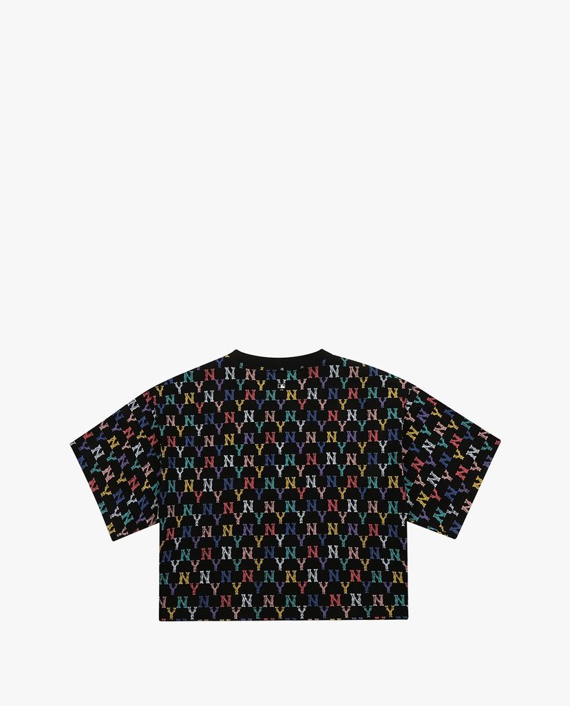 MLB - Áo croptop nữ tay ngắn Monogram Multi Crop
