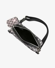 MLB - Túi đeo chéo chữ nhật Jacquard Monogram
