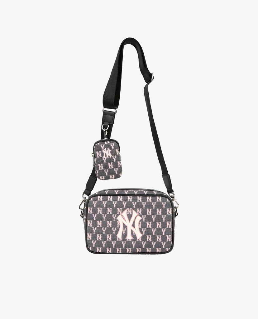 MLB - Túi đeo chéo chữ nhật Jacquard Monogram