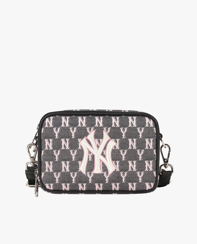 MLB - Túi đeo chéo chữ nhật Monogram Jacquard Mini