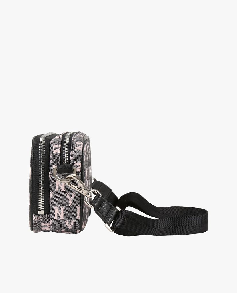 MLB - Túi đeo chéo chữ nhật Monogram Jacquard Mini