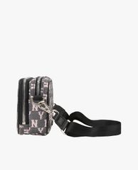 MLB - Túi đeo chéo chữ nhật Monogram Jacquard Mini