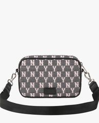 MLB - Túi đeo chéo chữ nhật Monogram Jacquard Mini