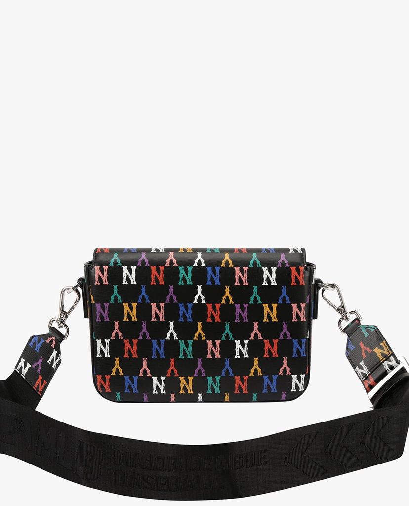 MLB - Túi đeo chéo chữ nhật Monogram Rainbow