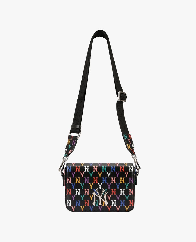 MLB - Túi đeo chéo chữ nhật Monogram Rainbow