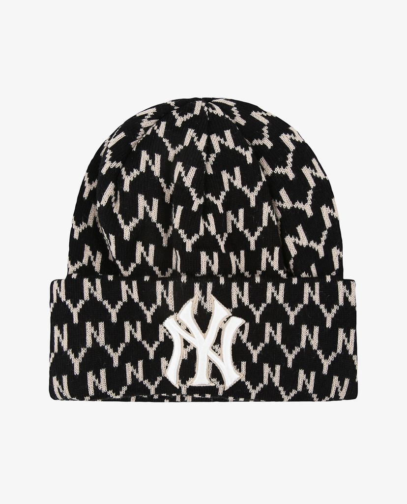 MLB - Nón len họa tiết Monogram