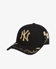 MLB - Nón bóng chày thêu hoa thời trang